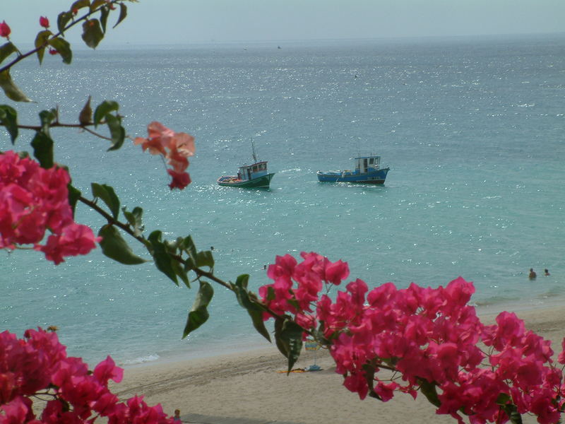 Fischerboote vor Moro Jable/Fuerteventura