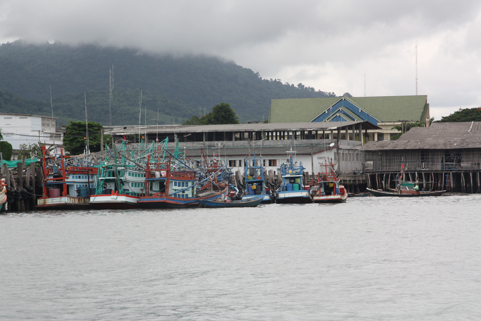 Fischerboothafen Thailand