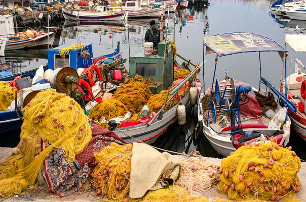 fischerbootIdylle an einem kalten februartag...