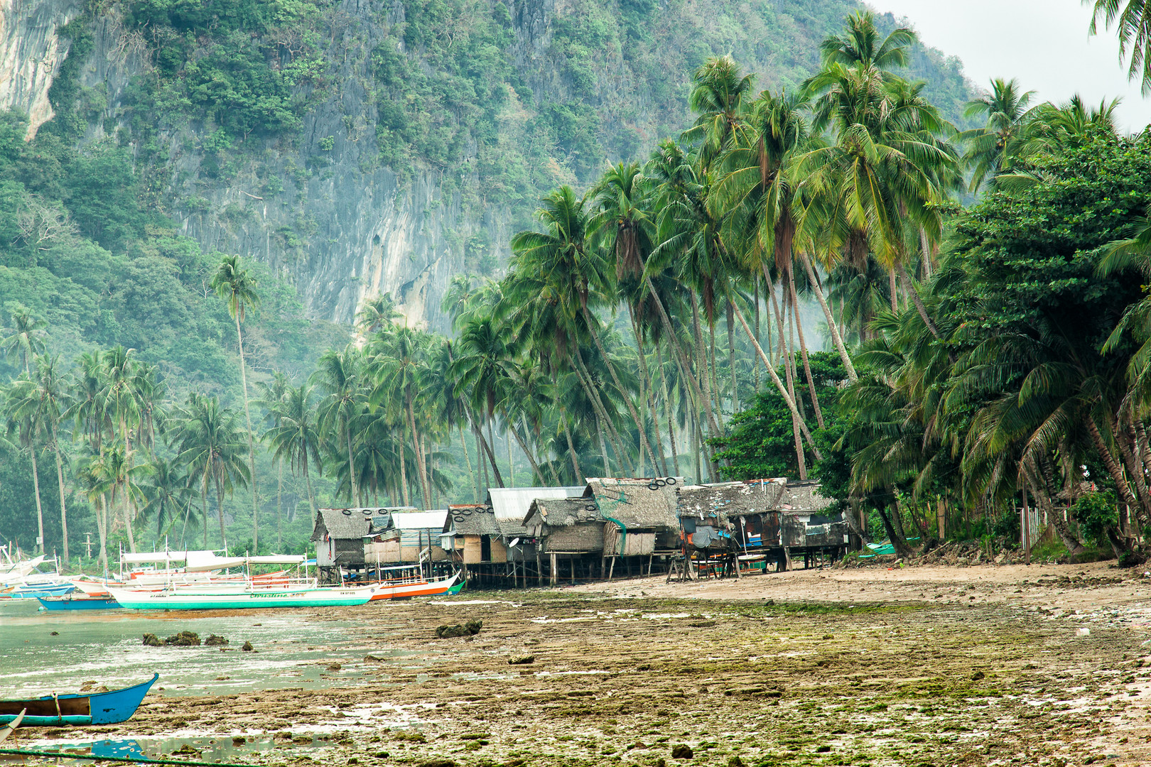 Fischerdorf auf Palawan