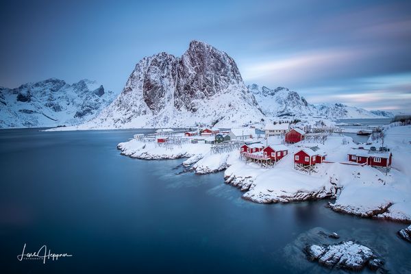 Fischerdorf Hamnøy auf den Lofoten