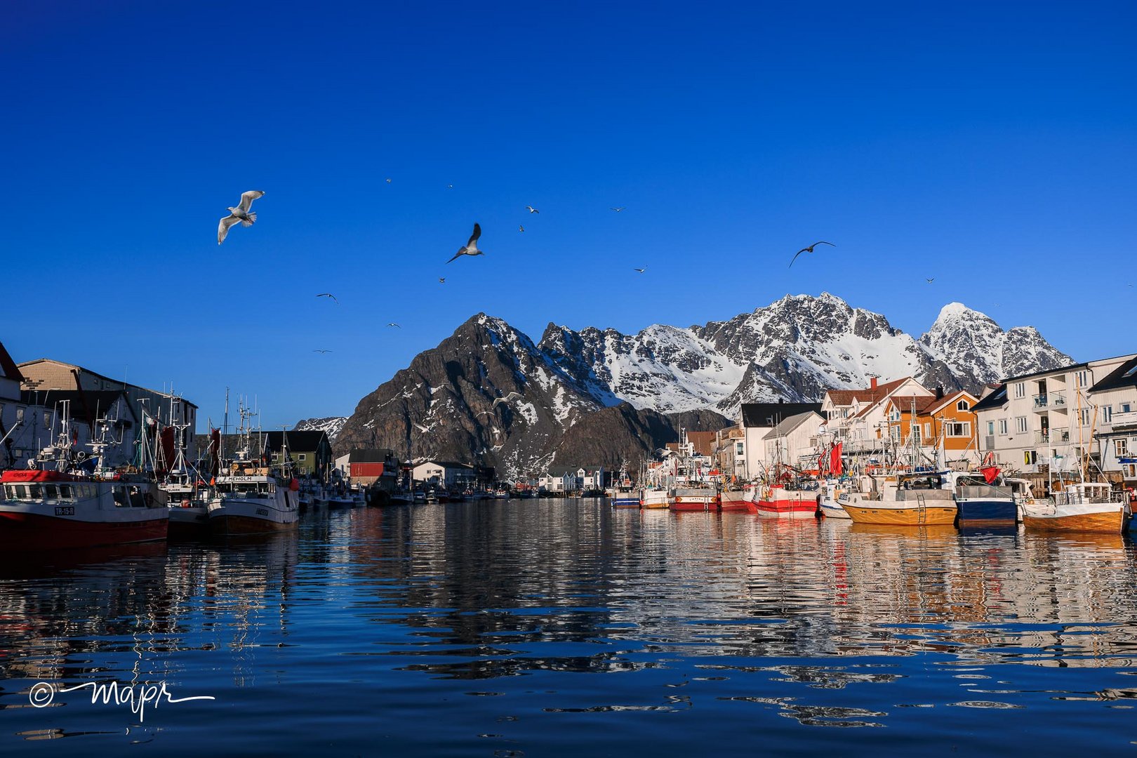 Fischerdorf Henningsvær auf den Lofoten