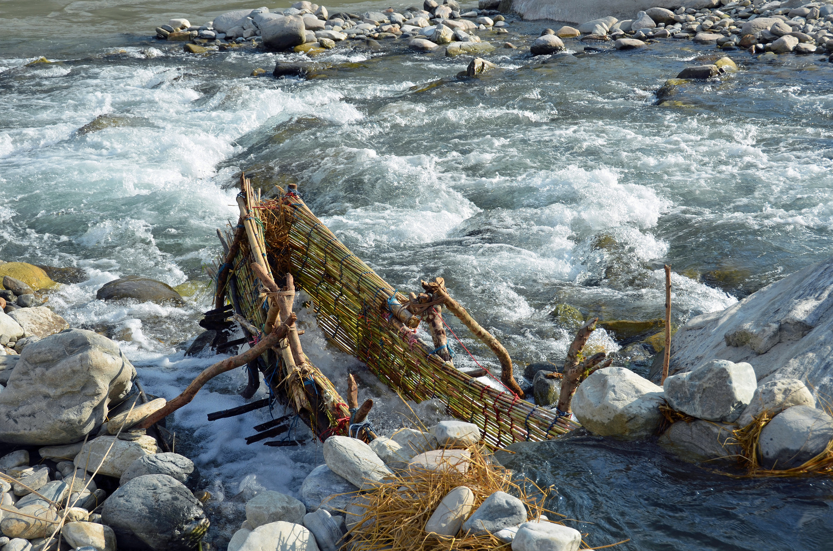 Fischerei am Budhi Gandaki