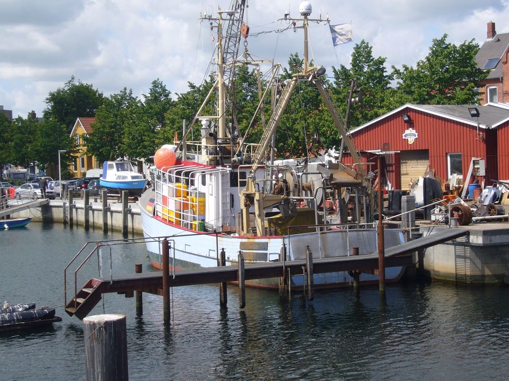 Fischereiboot in Eckernförde