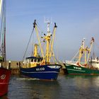 Fischereifahrzeuge im Hooksieler Hafen