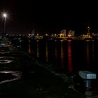 Fischereihafen bei Nacht / Fishing port at night