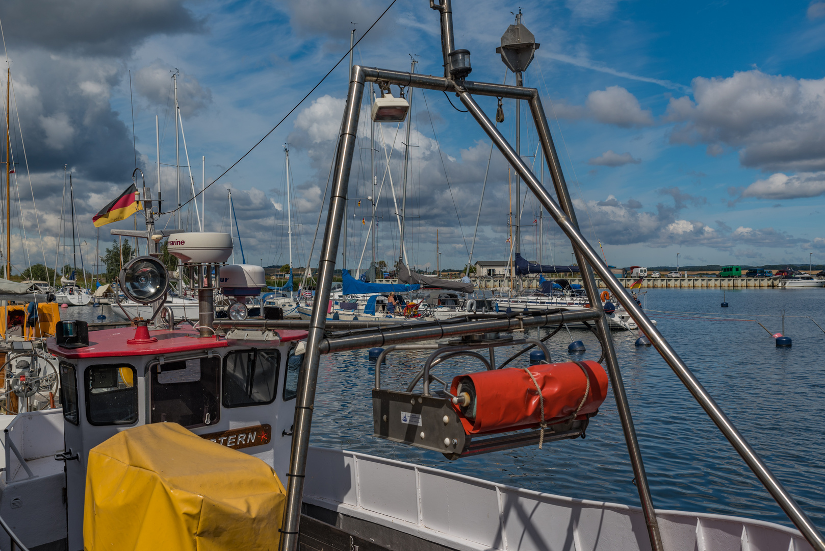 Fischereihafen Gager auf der Insel Rügen 