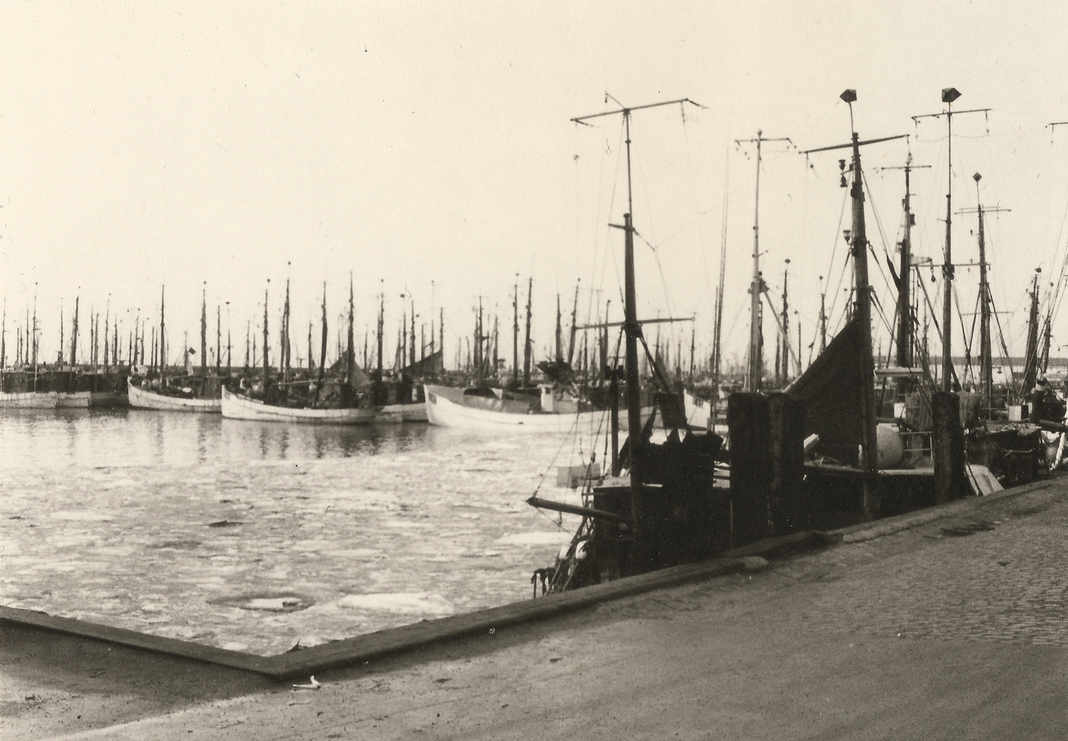 FischereiHafen Hirtshals DK 1960er Jahre