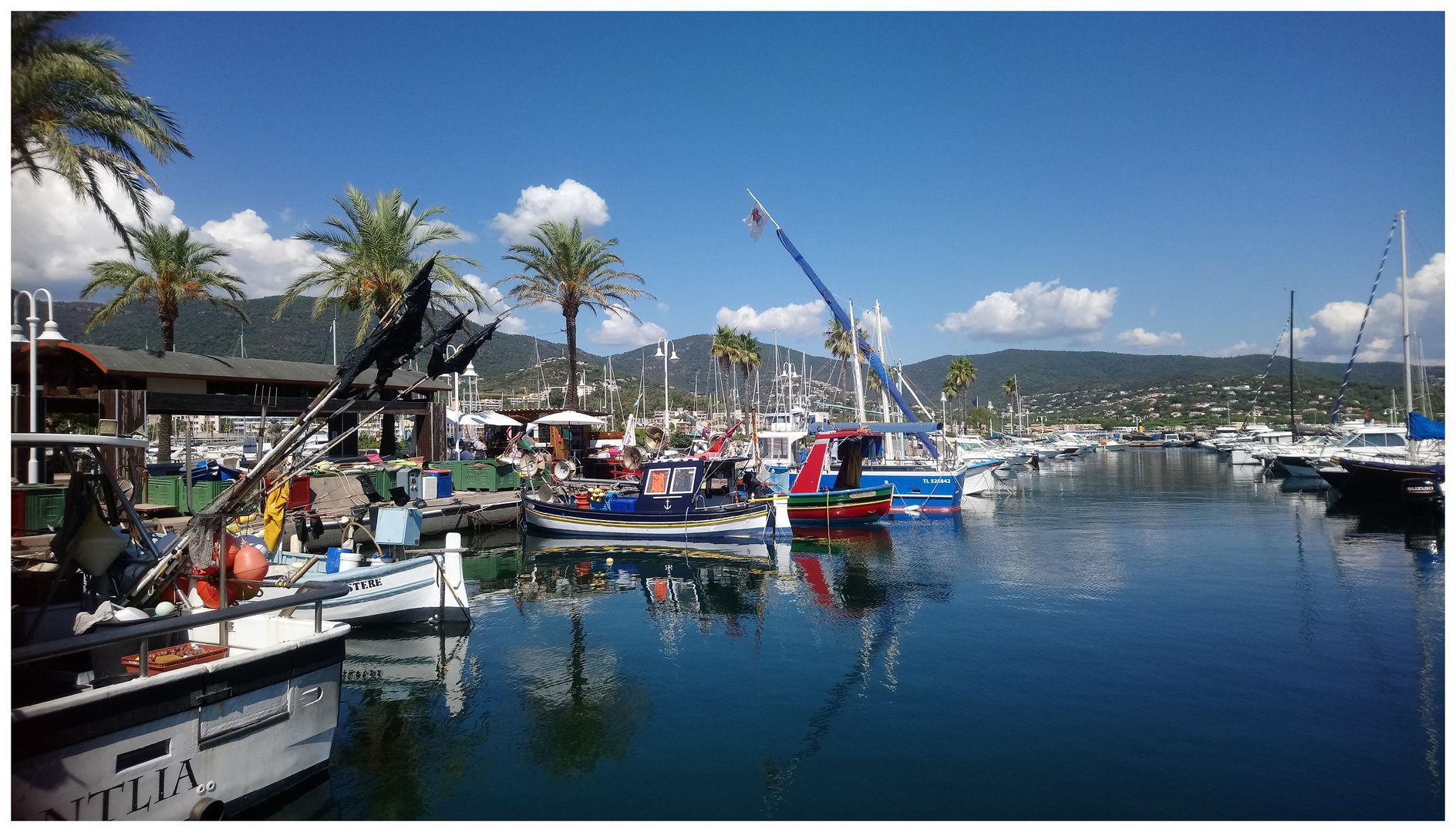 Fischereihafen in Cavalaire