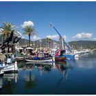 Fischereihafen in Cavalaire