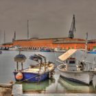 fischereihafen in palma, hdr