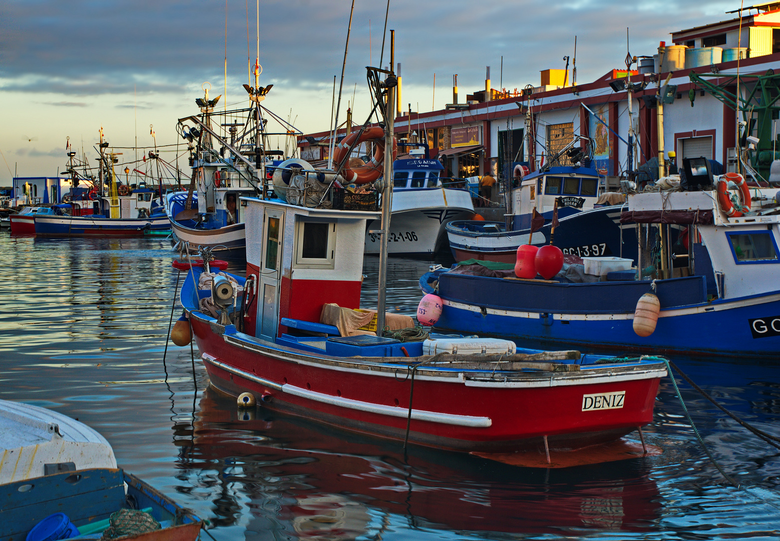 Fischereihafen in Puerto de Mogan