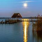 Fischereihof mit Mond