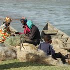 Fischerfamilie am Niger