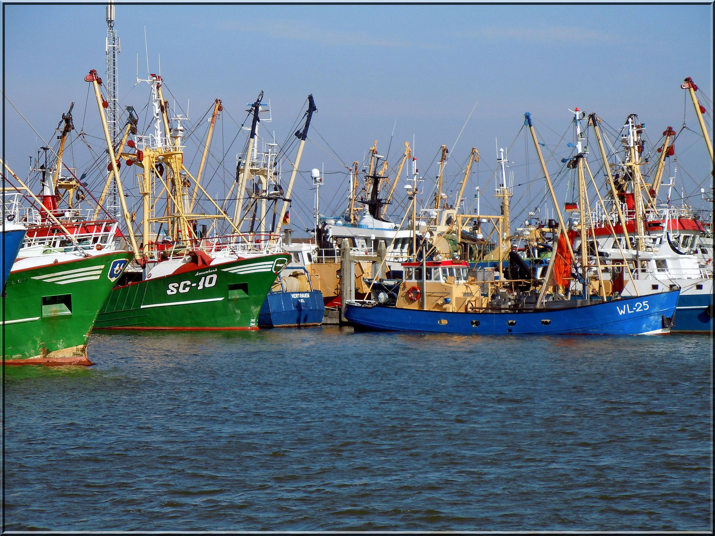 Fischerflotte in Lauwersoog - NL