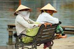 Fischerfrauen in Hoi An, Vietnam