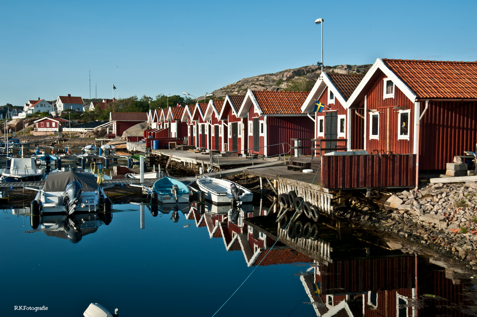 Fischerhäuschen in Hunnebrostrand.