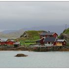 Fischerhäuser auf der Insel Magerøya