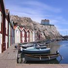 Fischerhäuser auf Smögen in Schweden