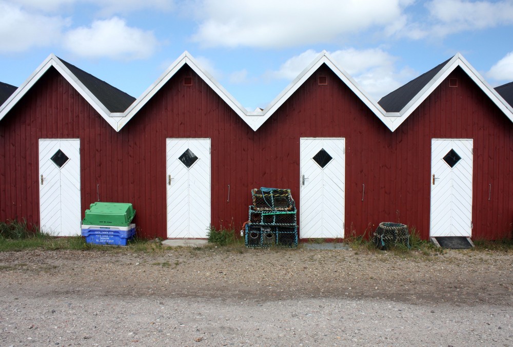 Fischerhäuser in Bork/Ringköbingfjord