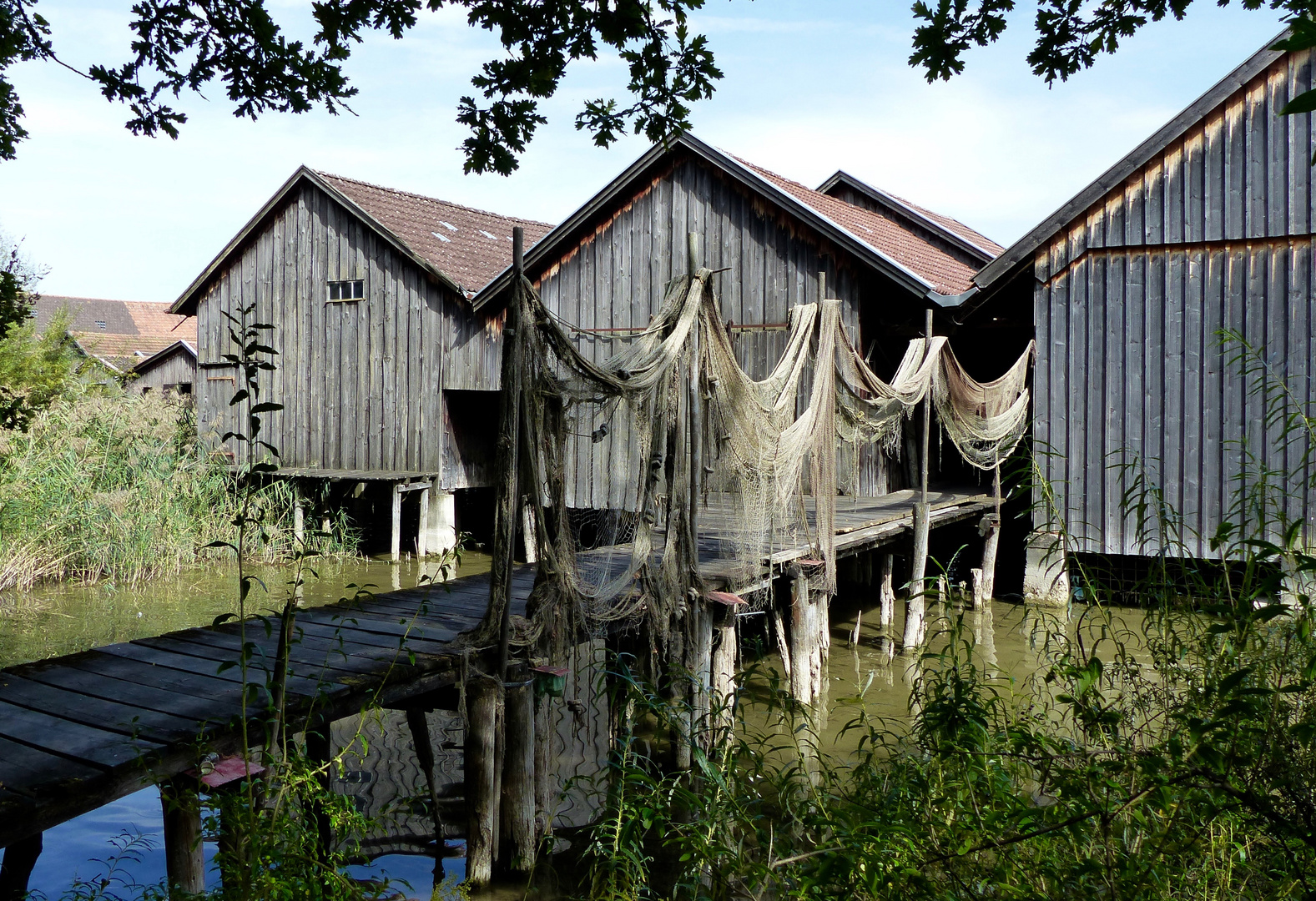 Fischerhäuser in Dießen am Ammersee