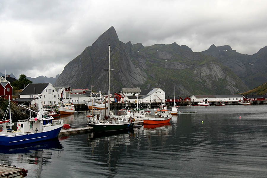 Fischerhafen auf den Lofoten