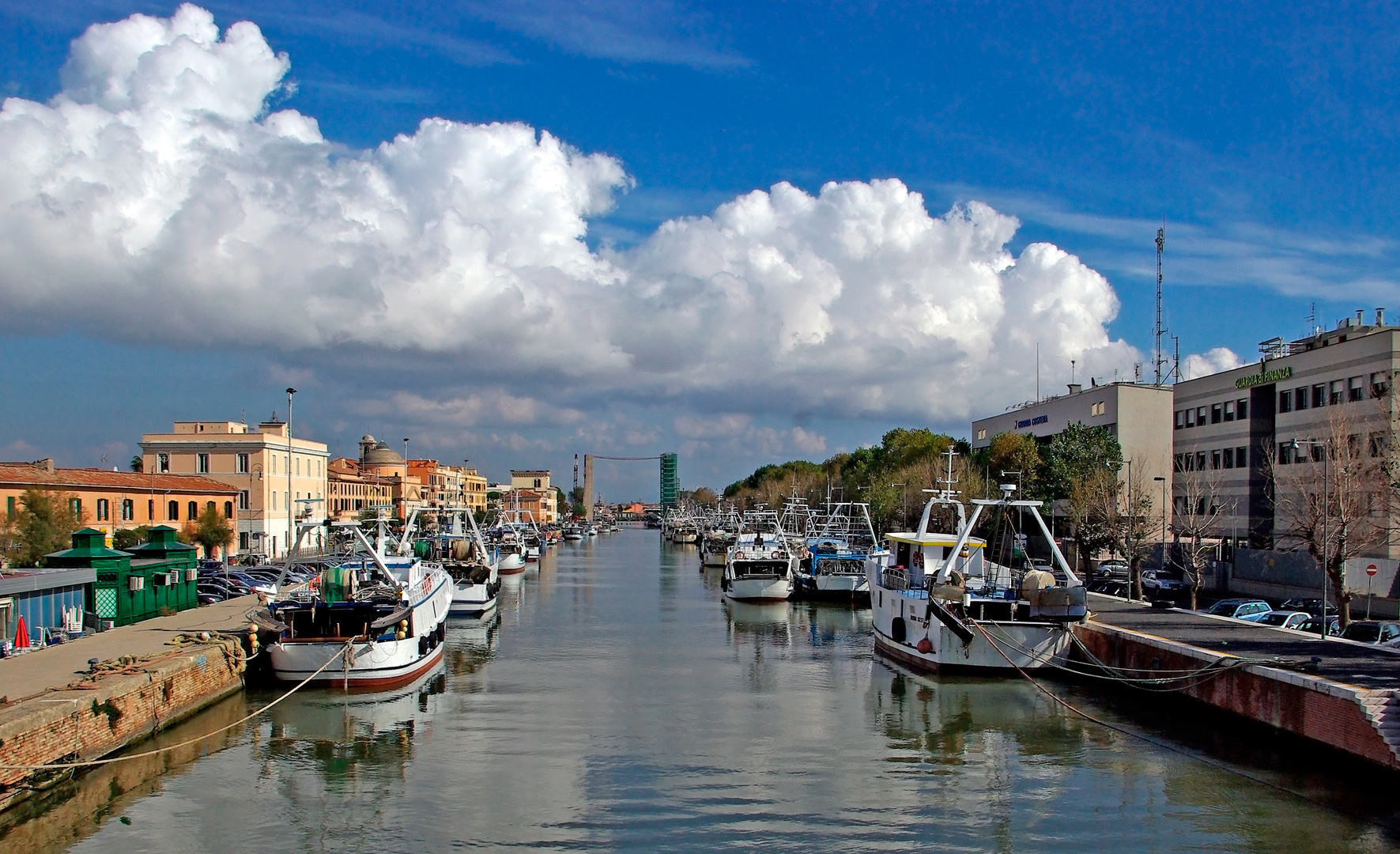 - Fischerhafen in Fiumicino -