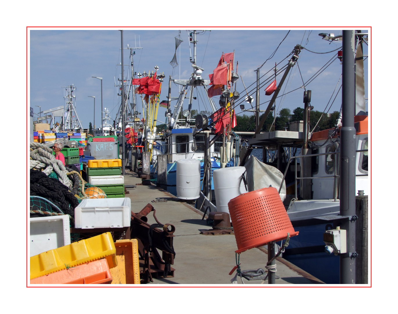 Fischerhafen in Kappeln, Schlei