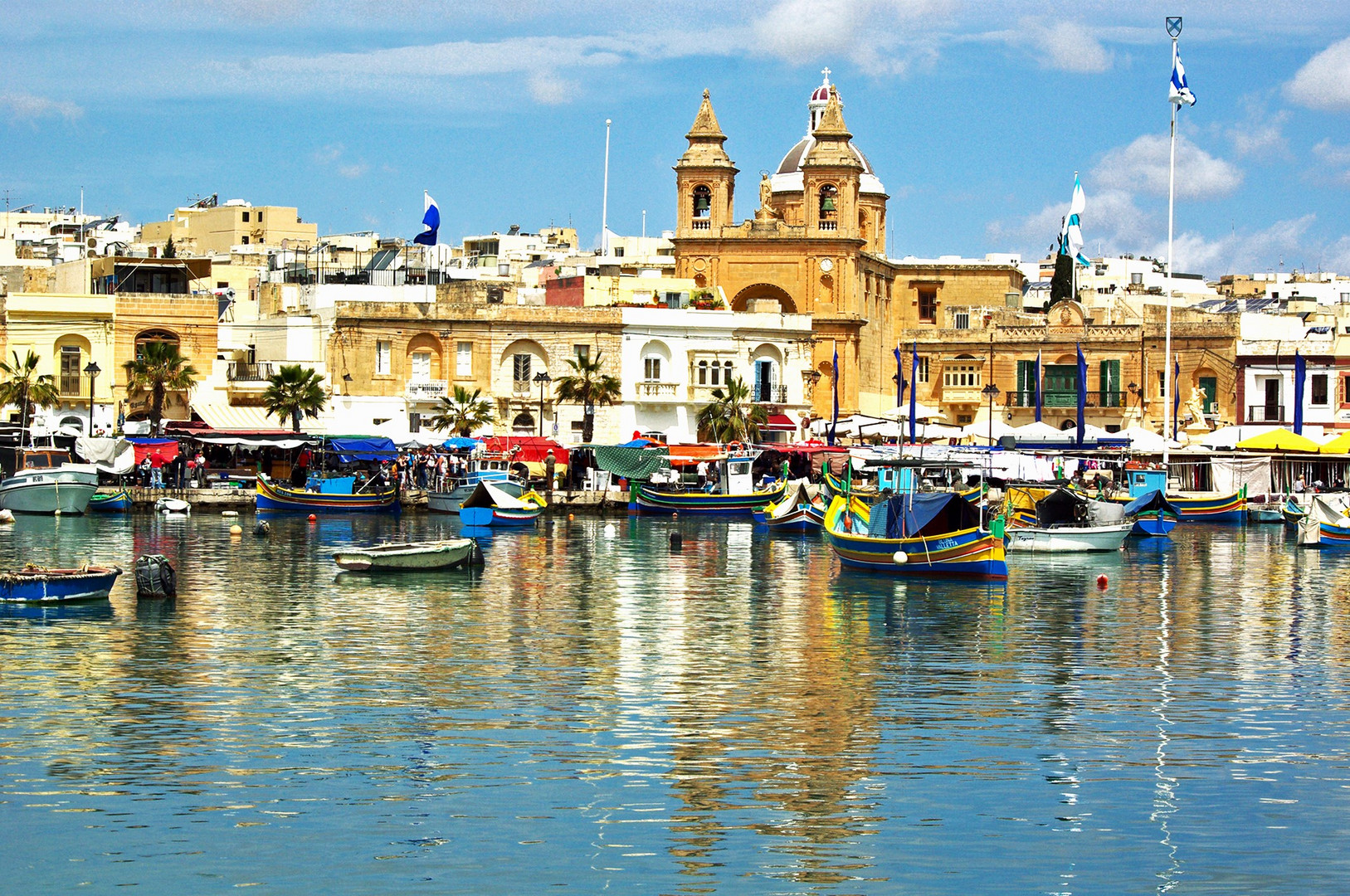 Fischerhafen in Marsaxlokk....