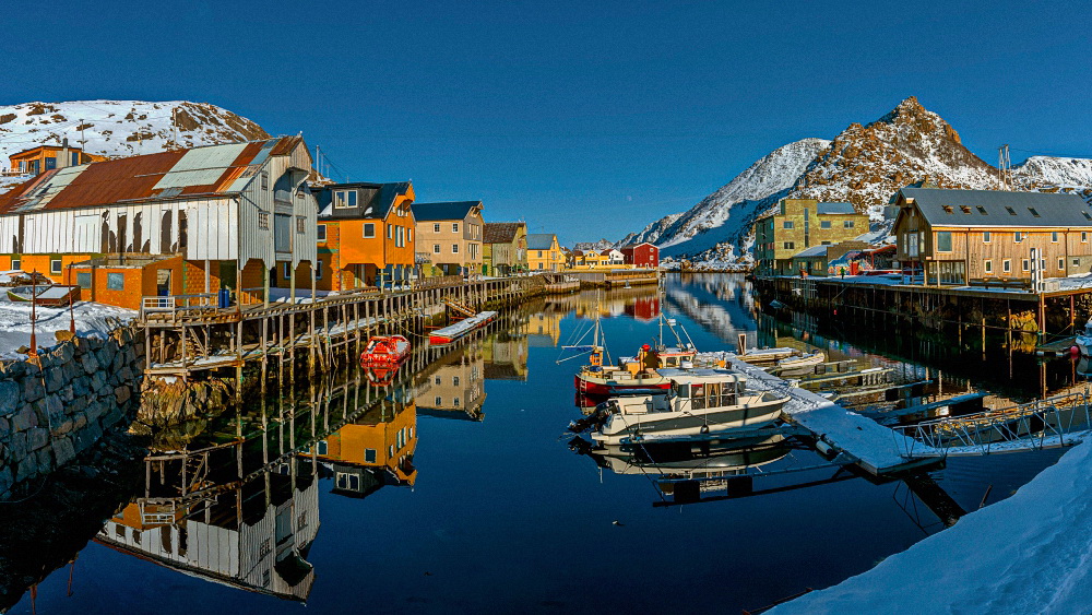 Fischerhafen von Nyksund ...