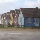 Fischerhaus im Regen