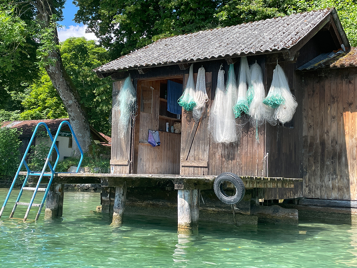 Fischerhütte am Attersee