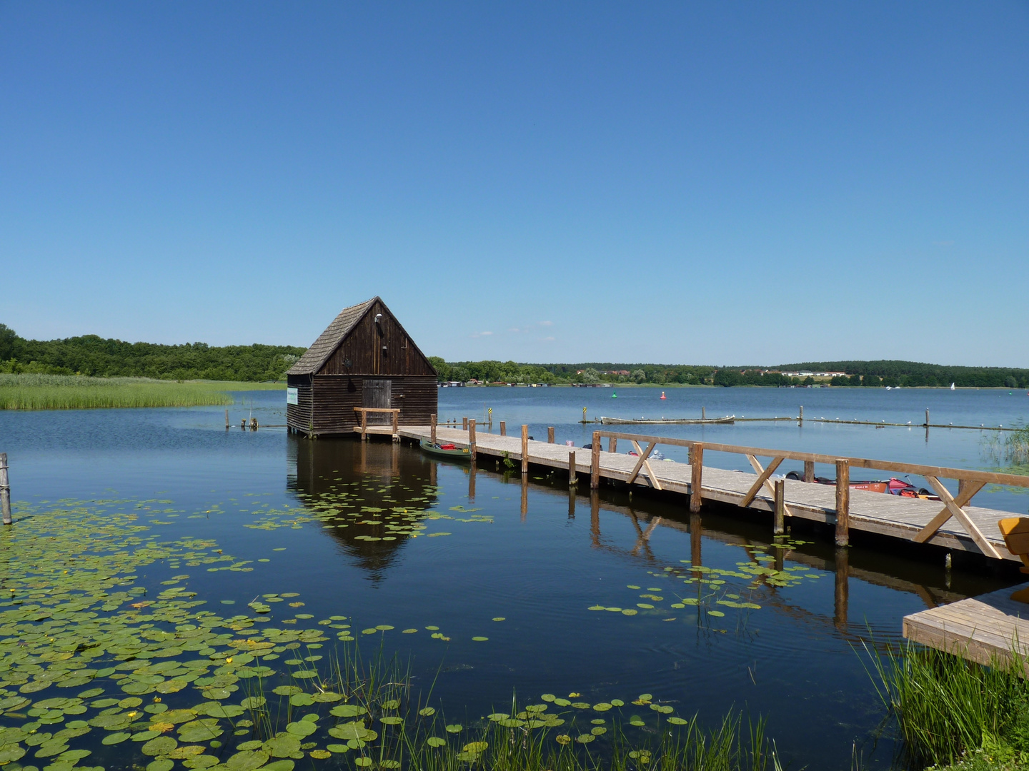 Fischerhütte am See