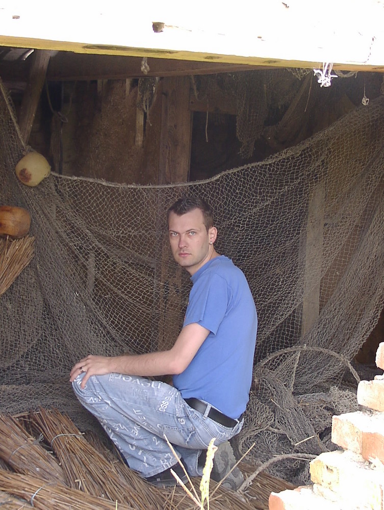 Fischerhütte auf Insel Rügen Mai 2008