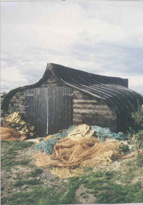 Fischerhütte auf Lindisfarne