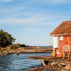 Fischerhütte in Flatvarp, Schweden