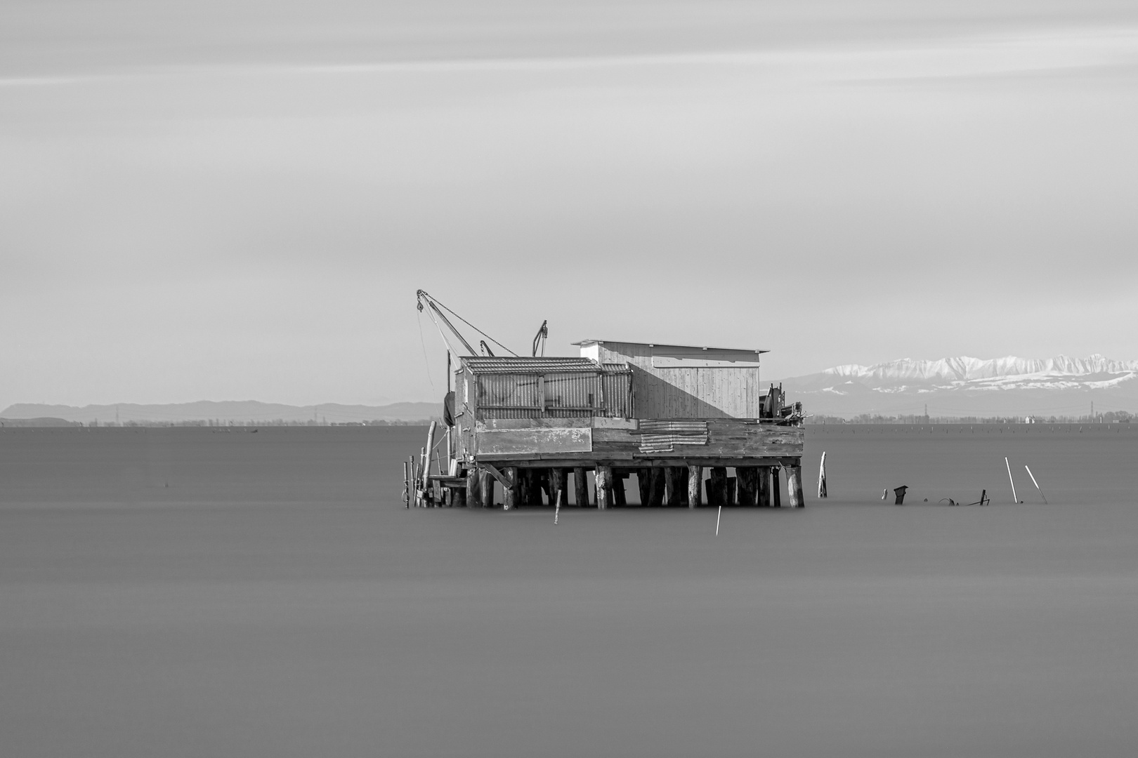 Fischerhütte in Pellestrina