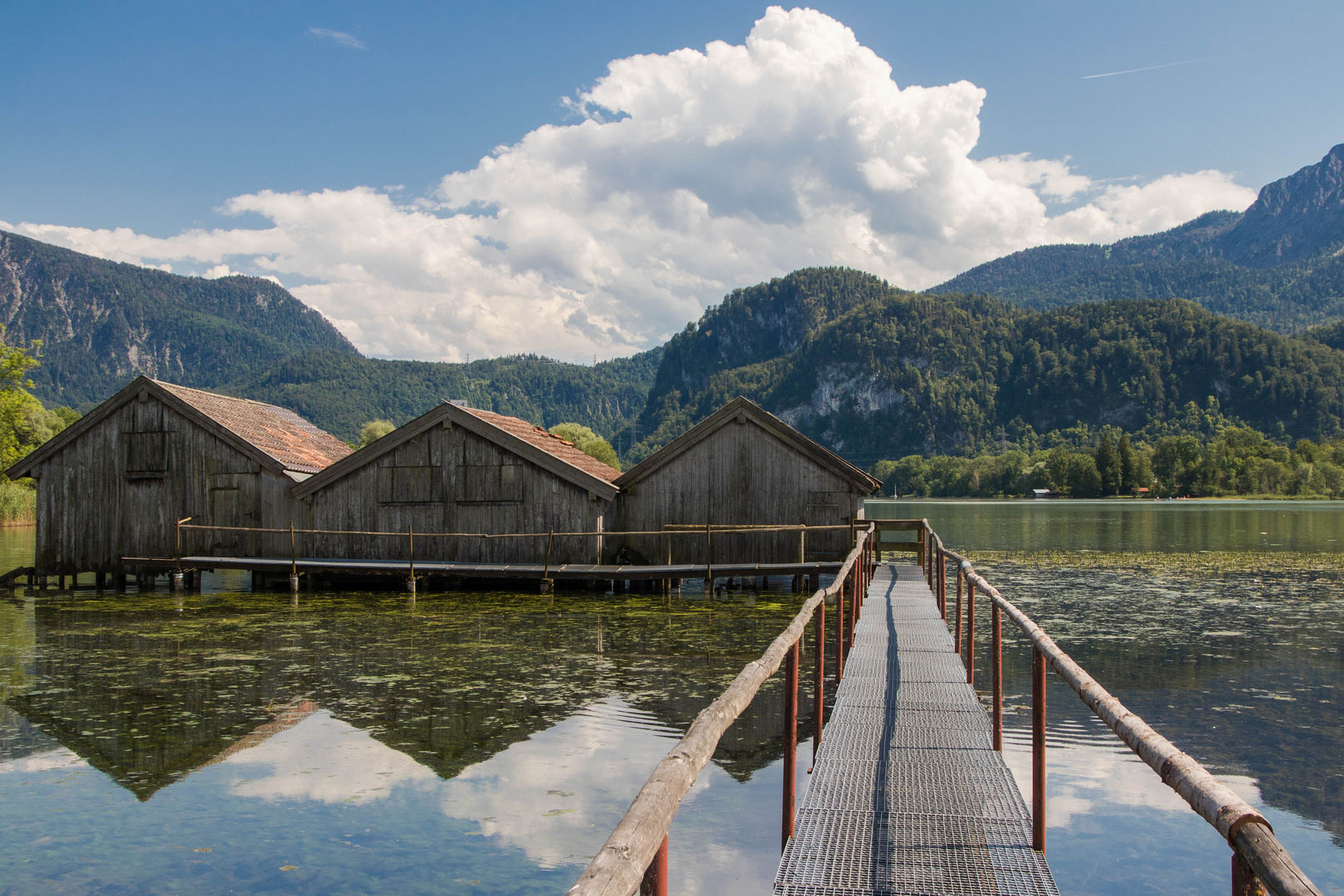 Fischerhütten am Kochelsee