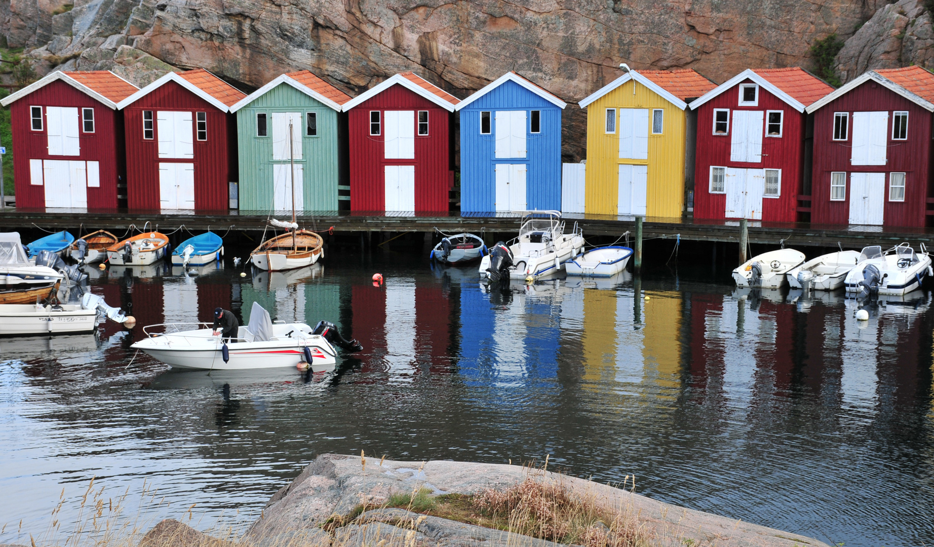 Fischerhütten in Smögen