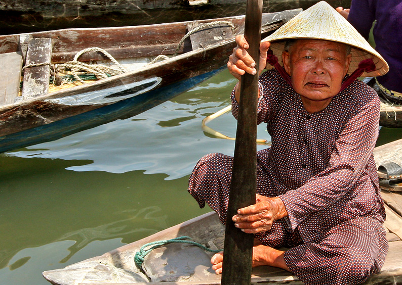 Fischerin in Vietnam