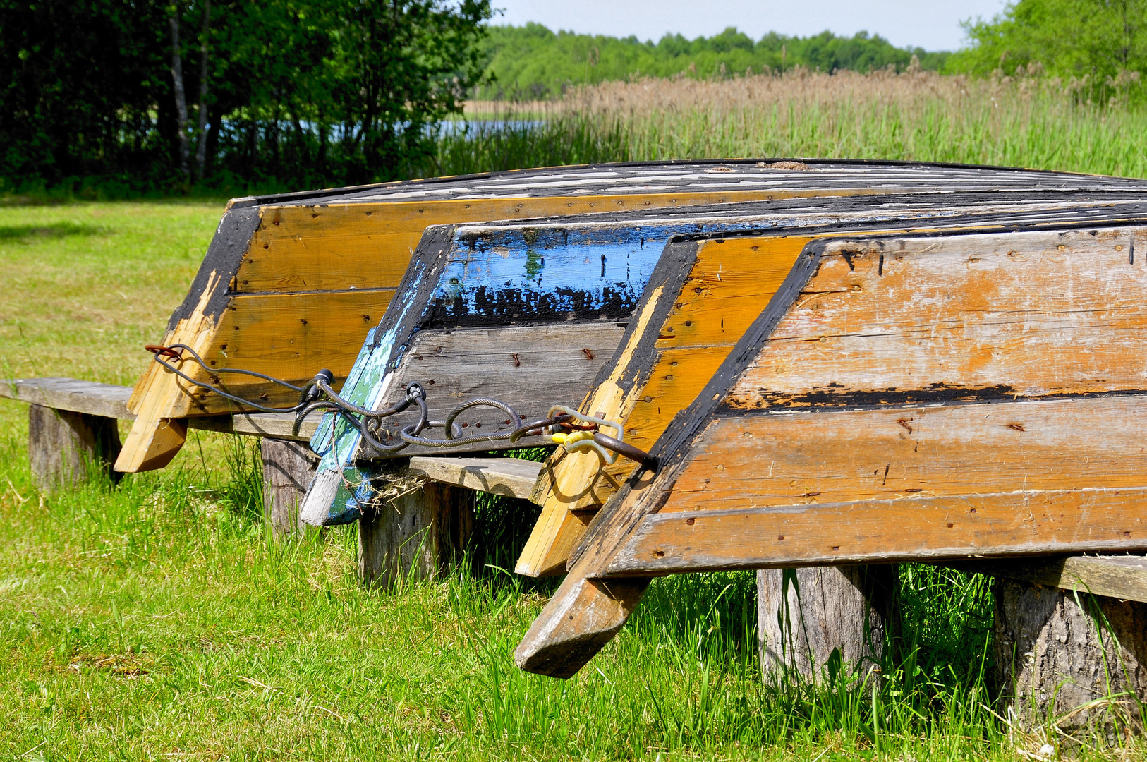 Fischerkähne.