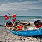 Fischerkahn am Strand von Neuendorf (Hiddensee)