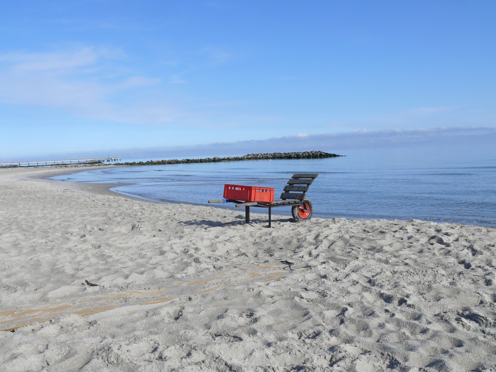 Fischerkarre am Strand