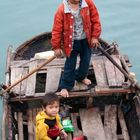 Fischerkinder der Ha Long Bucht