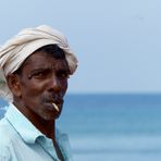 Fischermann von Kerala 