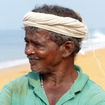  Fischermann von Kerala, Süd-Indien