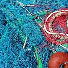 Fischernetz blau
