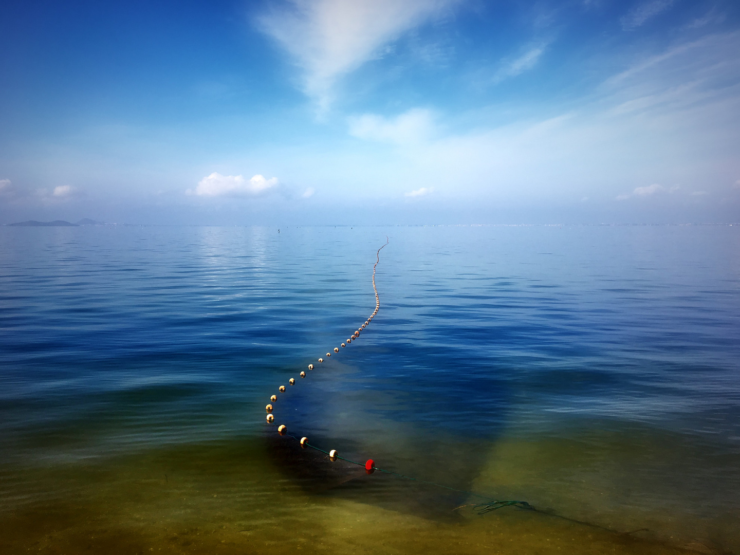 Fischernetz im Mar Menor