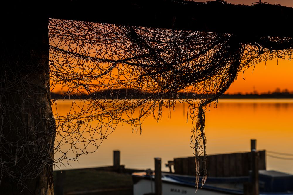 Fischernetz in Maasholm