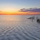 Fischernetze im Wattenmeer